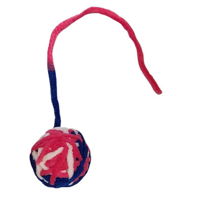 Wool Cat Toy Ball Plush Self-Relieving for Indoor Cats 6cm 23