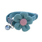 Polyester Dog Collar Cute Flower Cartoon Adjustable 18-30cm 2