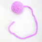 Wool Cat Toy Ball Plush Self-Relieving for Indoor Cats 6cm 8