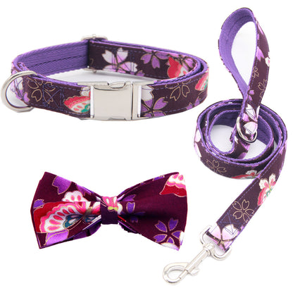 Polyester Dog Collar Adjustable Lettering Design XS to L 7