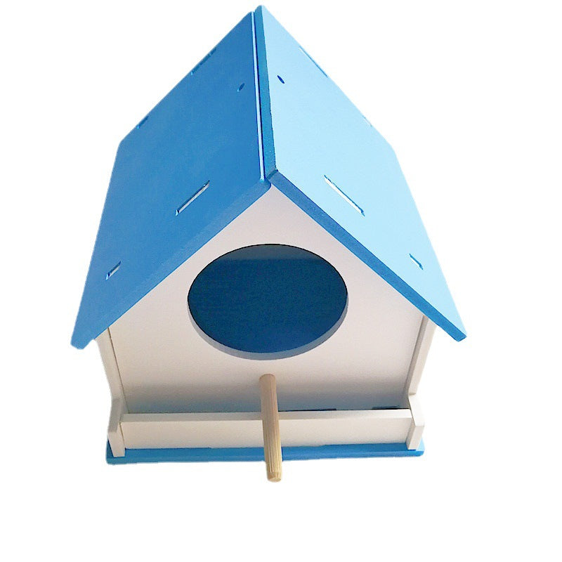 PVC Bird Nest Simple Design for Parrots 17x17x17cm 5