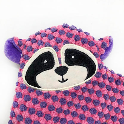Plush Dog Toy Squeaky Animal Shape Raccoon Elephant Monkey 5