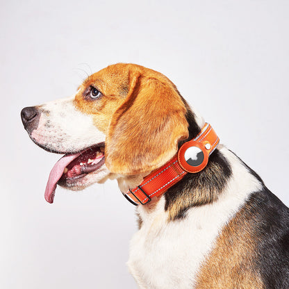 Nylon AirTag Dog Collar Adjustable with Holder 2