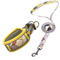 Printed Reflective Dog Collar Adjustable Polyester Material 5
