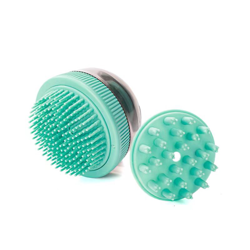 Space Fillable Dog Bath Brush Massage Tool ABS TPR Material 2