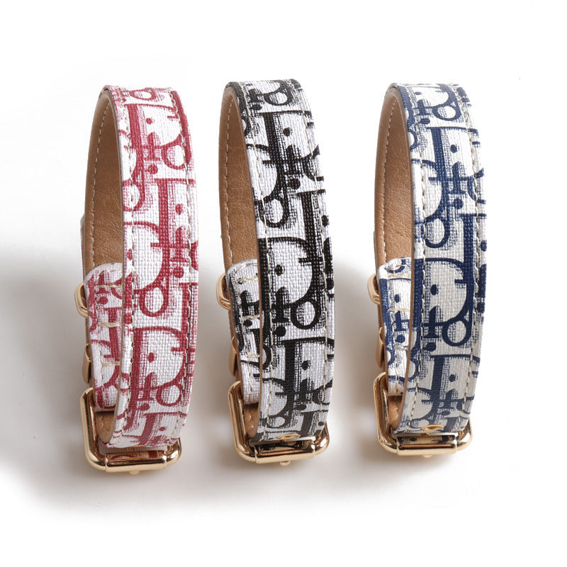 PU Dog Collar Adjustable with Metal Buckle Various Sizes 3