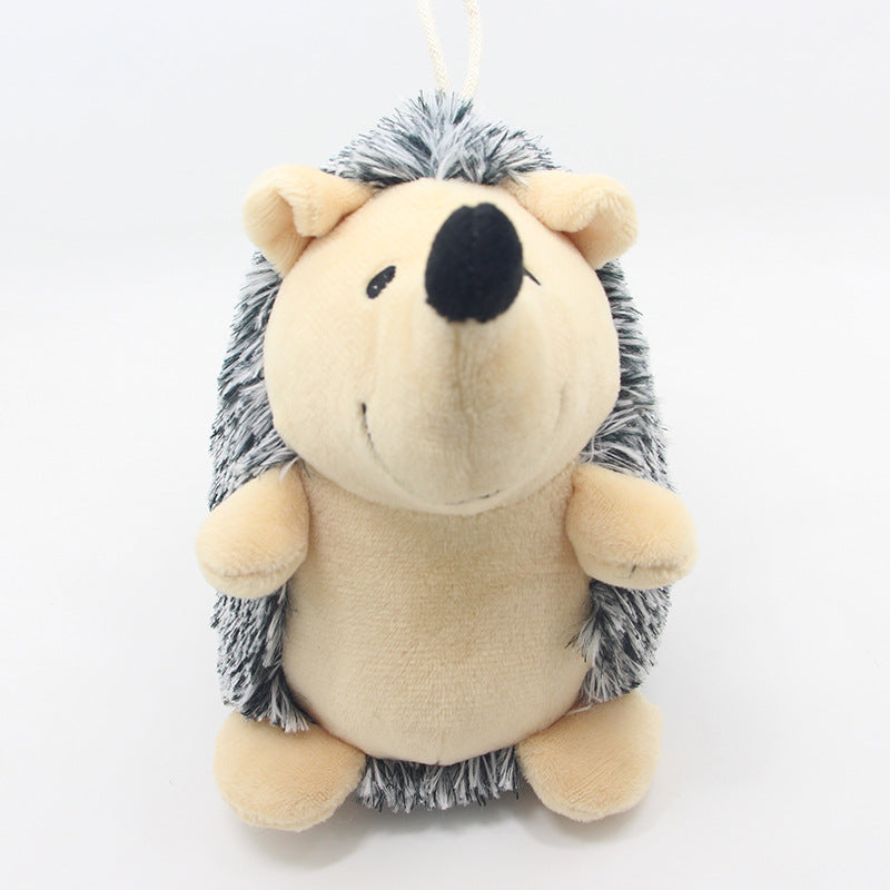 Hedgehog Plush Dog Toy Squeaky Sound Toy 6