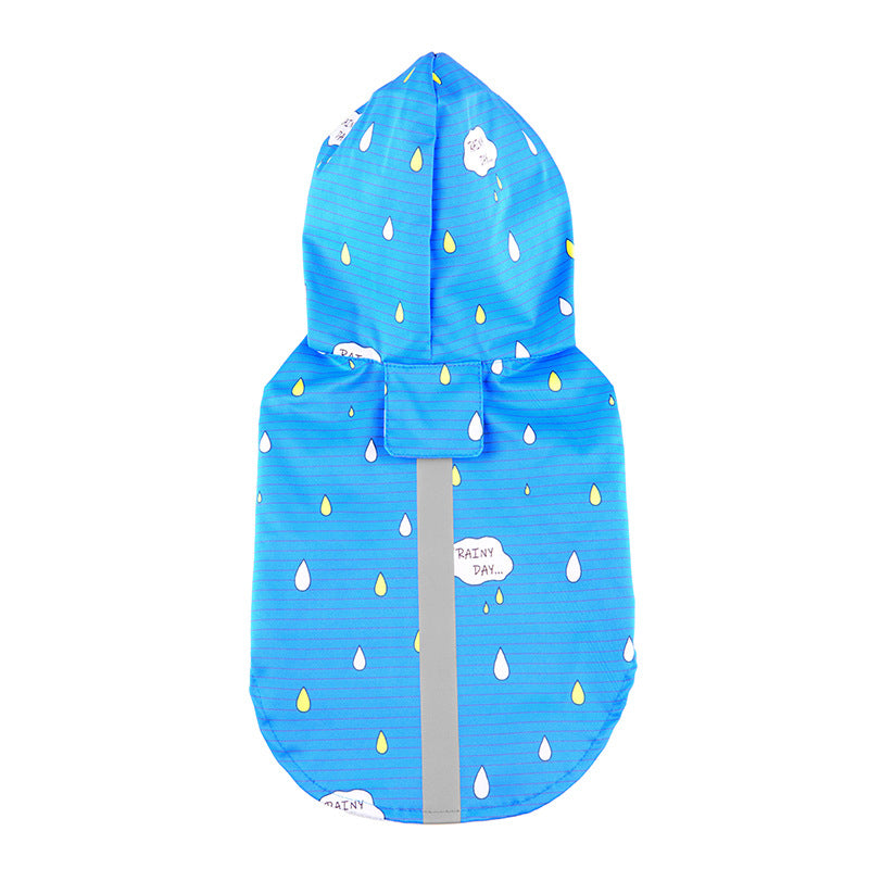 Portable Rainproof Dog Raincoat Polyester Waterproof 5