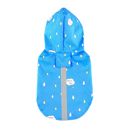 Portable Rainproof Dog Raincoat Polyester Waterproof 5