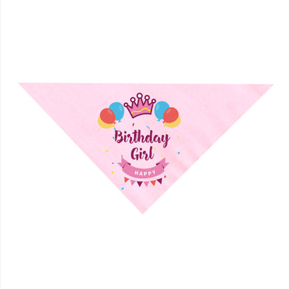 Cotton Dog Bandana Birthday Triangle Scarf 66x46cm 4