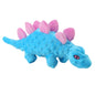 2-In-1 Plush Dog Toy Dinosaur Stegosaurus with Squeaky Spiky Ball 5