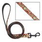 Polyester Floral Dog Collar Adjustable Small Medium Large 10