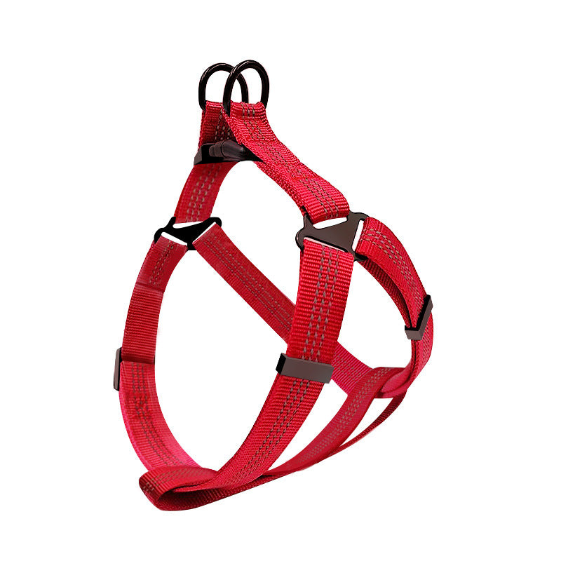 Reflective Dog Harness Adjustable Polyester Chest Strap 4