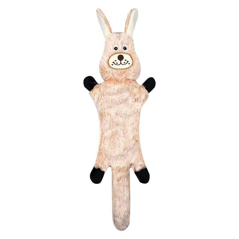 Plush Dog Toy Rabbit Cow Donkey Soft Squeaky 45x18cm 3