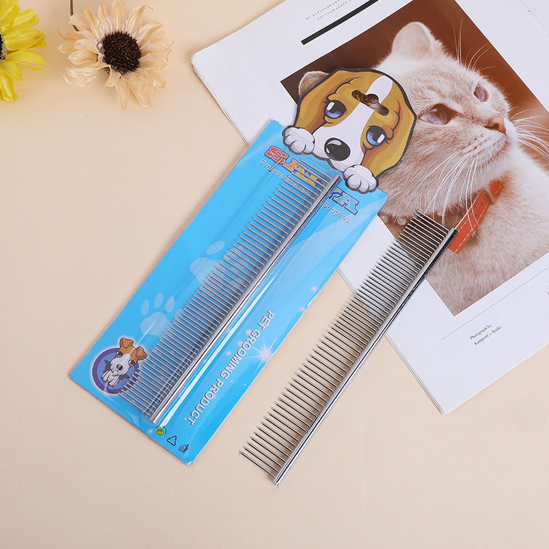 Stainless Steel Dog Comb Grooming Tool Small Medium Large 4