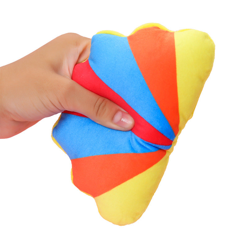 Plush Dog Toy Shell Shape Soft Squeaky 10x15cm 5