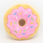 Plush Donut Dog Toy Soft Sound Squeaky 15cm 5