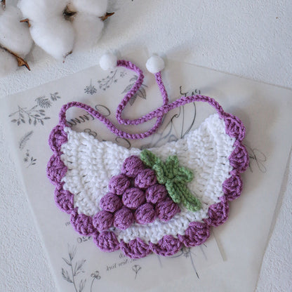 Hand-Woven Acrylic Cat Collar Bib for Cats 8
