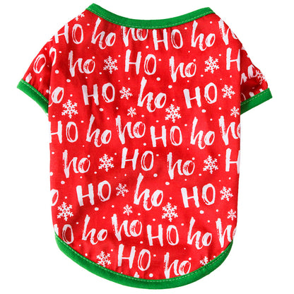 Cotton Dog Christmas Clothes Soft Festive Apparel for Dogs 10