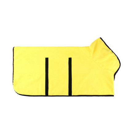 Water Absorbing Dog Bathrobe Quick Drying Microfiber Fabric 7