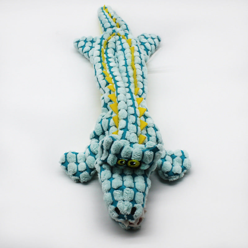 Crocodile Plush Dog Toy Soft Durable Chew Toy 5