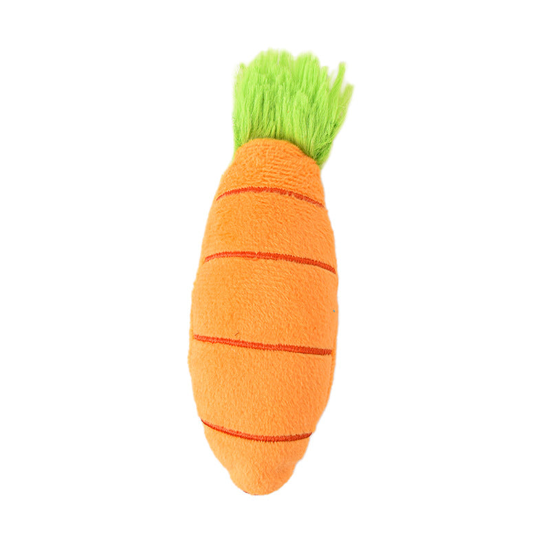 Plush Catnip Toy Corn and Carrot Shapes for Cats 4