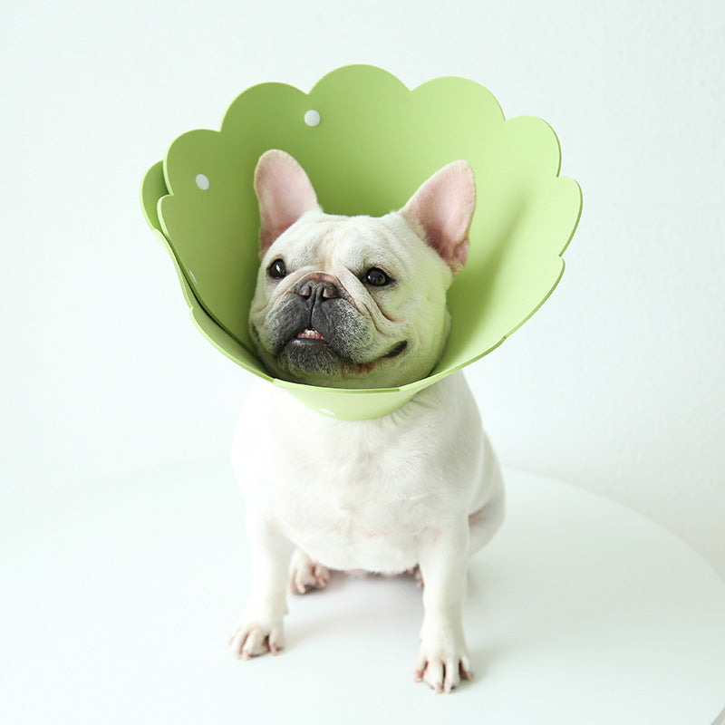 EVA Sunflower Dog Cone Adjustable Neck Recovery Collar 3