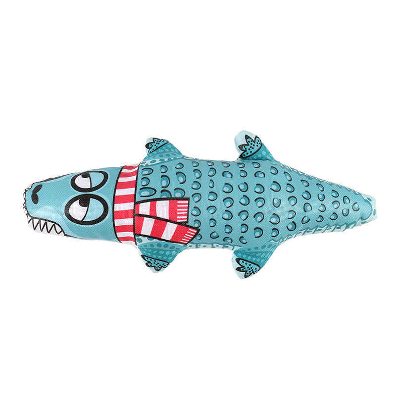 Crocodile Dog Chew Toy Durable PP Oxford Cloth 27cm 4
