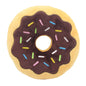 Plush Donut Dog Toy Soft Sound Squeaky 15cm 6