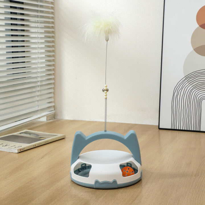 Plastic Cat Teaser Interactive Self-Playing Stuffy Toy 4