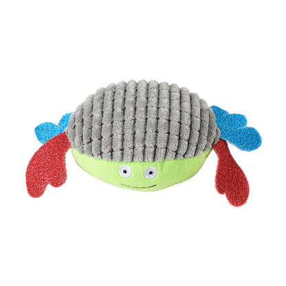 Crab Plush Dog Toy Soft PP Cotton 10x20cm 4