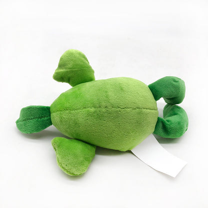 Plush Dog Toy Pear Shape Soft Interactive Squeaky 4