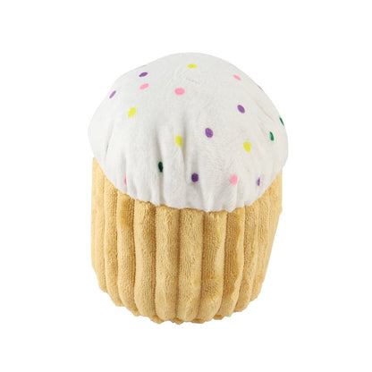 Crystal Soft Cone Cake Plush Dog Chew Toy 6