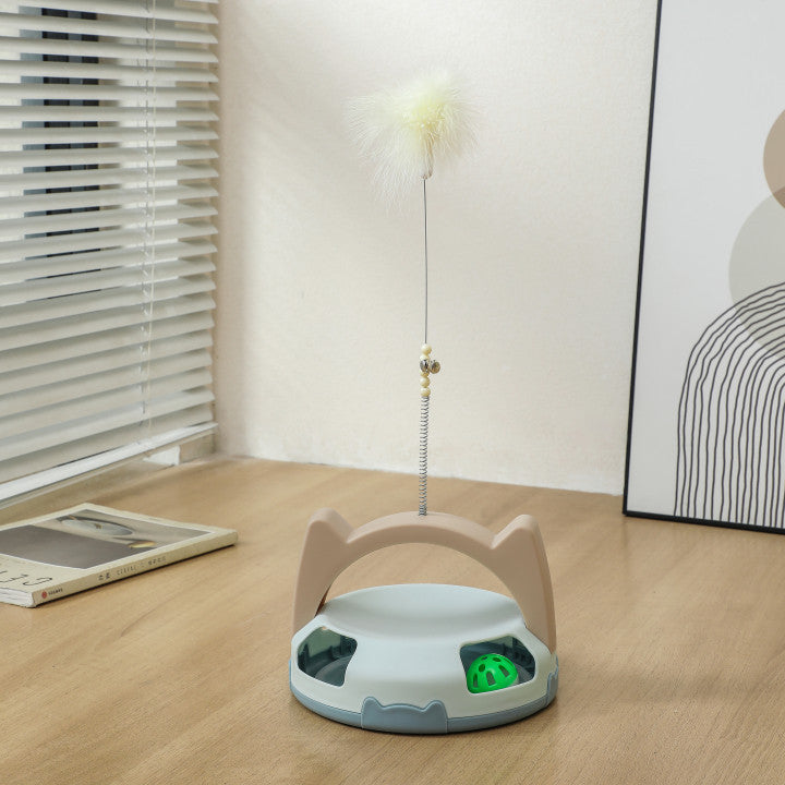 Plastic Cat Teaser Interactive Self-Playing Stuffy Toy 2