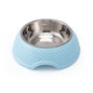 Stainless Steel Dog Bowl with PP Heart Pattern Non Slip 3