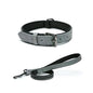 Reflective Artificial Leather Dog Collar Adjustable Sizes 14