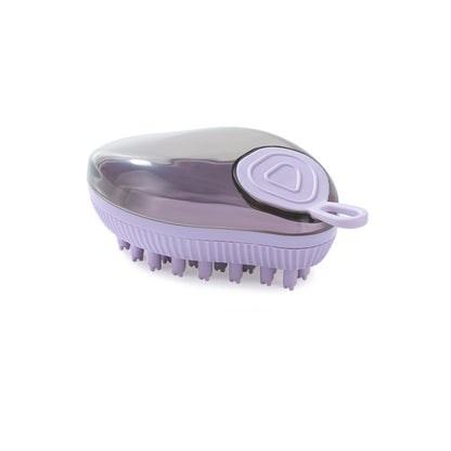 Fillable Mango Shape Dog Grooming Brush ABS TPR Material 7