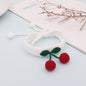 Wool Dog Collar Cherry Weaving Adjustable Neck XS to L 5