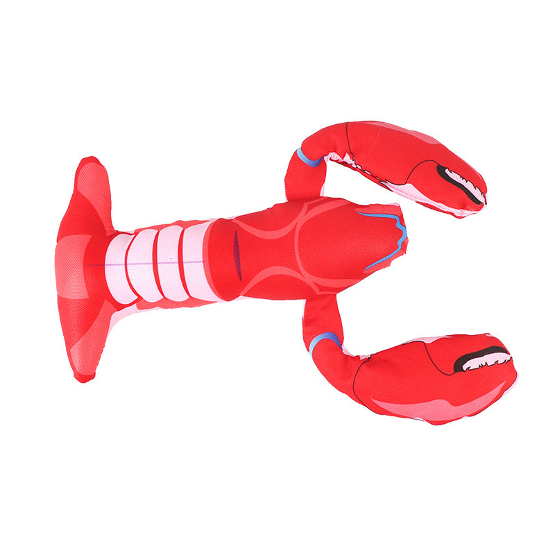 Lobster Dog Chew Toy Durable PP Oxford Cloth Material 3