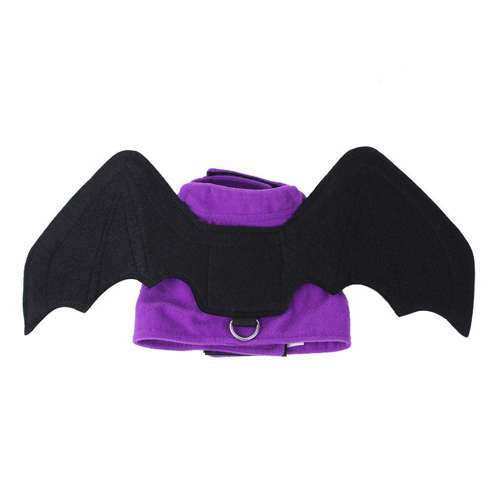 Foldable Bat Halloween Dog Harness for Small Medium Large Dogs 5