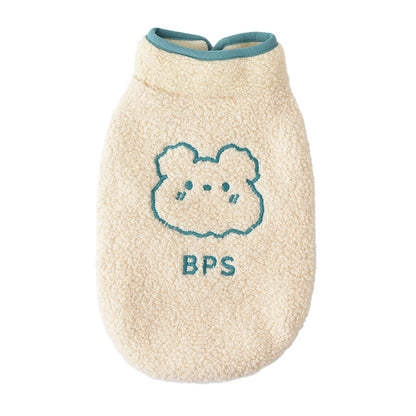 Teddy Plush Dog Vest Warm Cozy Soft Bear Style 5