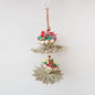 Woven Palm Leaf Parrot Chew Toy Sunflower Hanging String 2