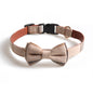 PU Dog Collar British Bow Tie Adjustable S M L Sizes 7