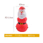 Christmas Vinyl Dog Chew Toy Squeaky Santa Elk Tree