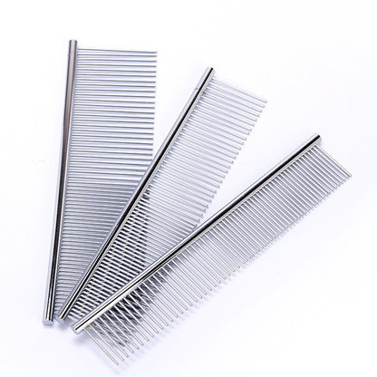 Stainless Steel Dog Comb Grooming Tool Small Medium Large 5