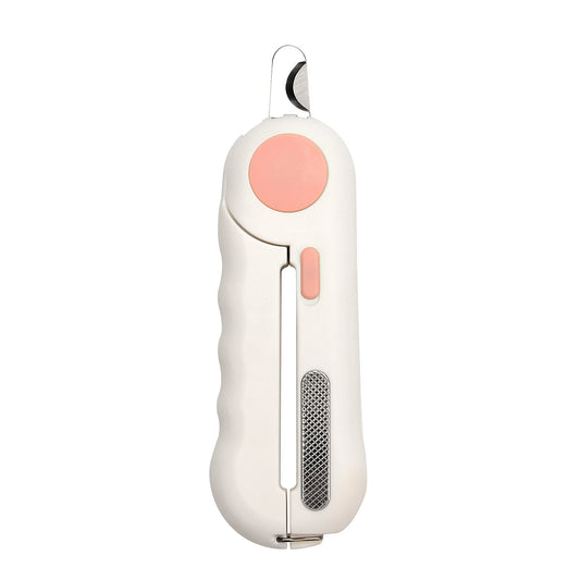 LED Dog Nail Scissors with Replaceable Batteries ABS Material