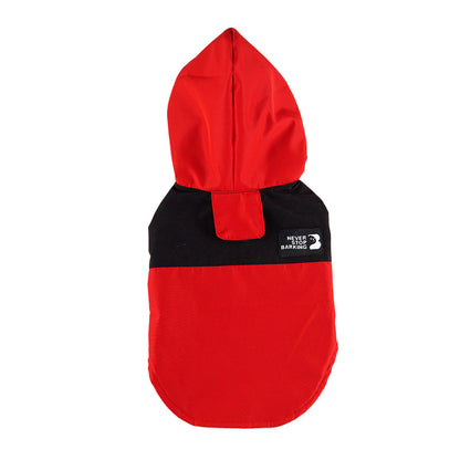 Rainproof Dog Raincoat Adjustable Patchwork Polyester 4