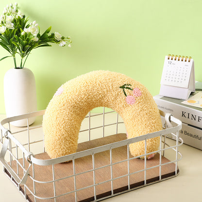Plush U Shape Dog Pillow Soft Comfortable Pet Cushion 8