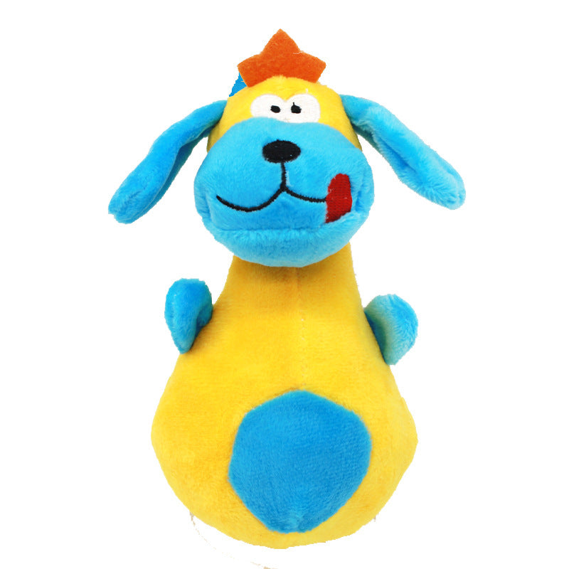 Big Belly Plush Dog Toy Squeaky Soft Interactive 4