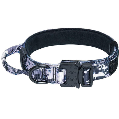 Nylon Tactical Dog Collar Adjustable Heavy Duty Buckle 2